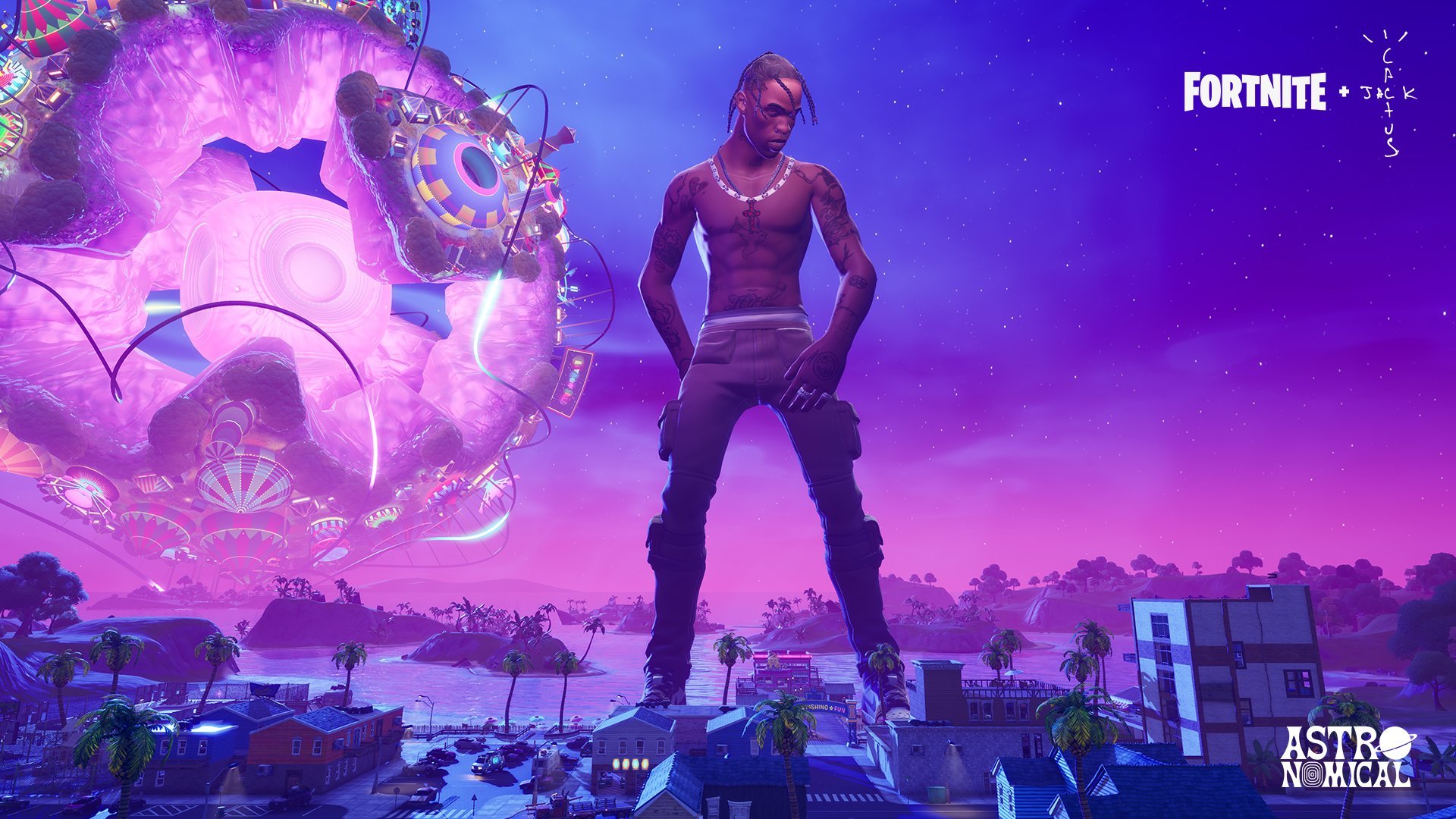 fortnite show travis scott